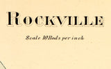 1879 Map of Rockville Maryland