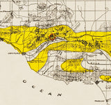 1900 Map of California Oil Fields