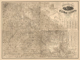 1892 Map of Plumas County California