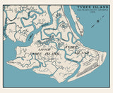 1906 Map of Tybee Island Georgia