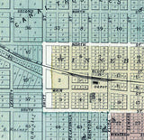 1886 Town Map of Winnebago Illinois