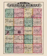 1874 Map of Portage County Ohio