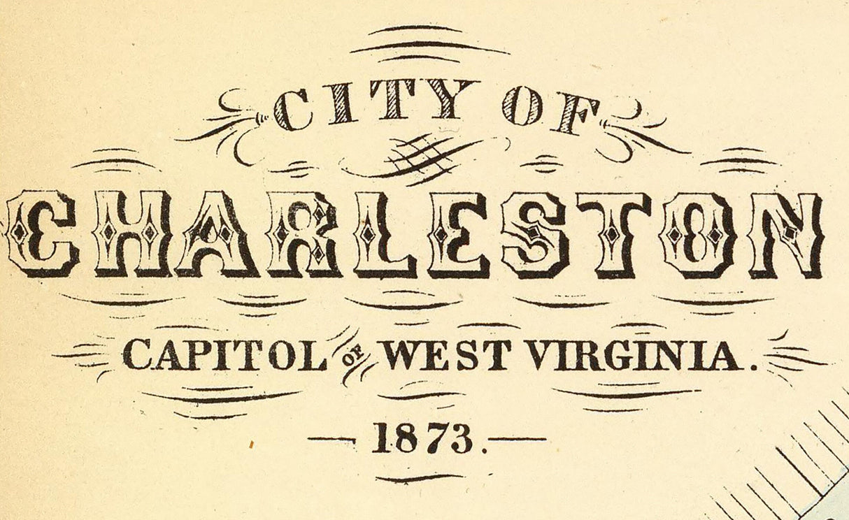 1873 Map of Charleston West Virginia