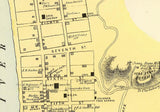 1873 Map of Pt Pleasant Mason County West Virginia