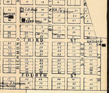 1873 Map of Cuyandotte Cabell County West Virginia