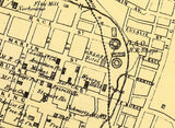 1873 Map of Mannington Marion County West Virginia