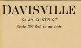 1886 Map of Davisville West Virginia