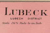 1886 Map of Lubeck West Virginia