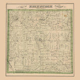1874 Map of Edinburgh Township Portage County Ohio