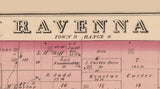 1874 Map of Ravenna Township Portage County Ohio