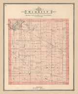 1886 Map of Burritt Township Winnebago County Illinois