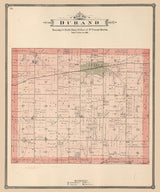 1886 Map of Durand Township Winnebago County Illinois