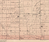 1886 Map of Flora Township Boone County Illinois