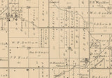 1886 Map of Leroy Township Boone County Illinois