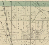 1886 Map of Spring Township Boone County Illinois