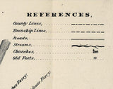1876 Map of Greene County Pennsylvania