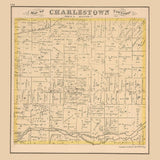 1874 Map of Charlestown Township Portage County Ohio
