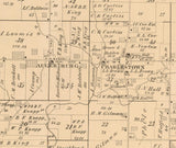 1874 Map of Charlestown Township Portage County Ohio