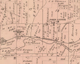 1874 Map of Paris Township Portage County Ohio
