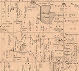 1874 Map of Rootstown Township Portage County Ohio