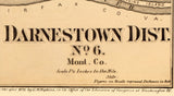 1879 Map of Darnestown District Montgomery County Maryland