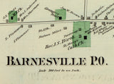 1879 Map of Poolesville Damascus and Barnesville Maryland