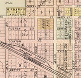 1885 Map of Louden Cedar County Iowa