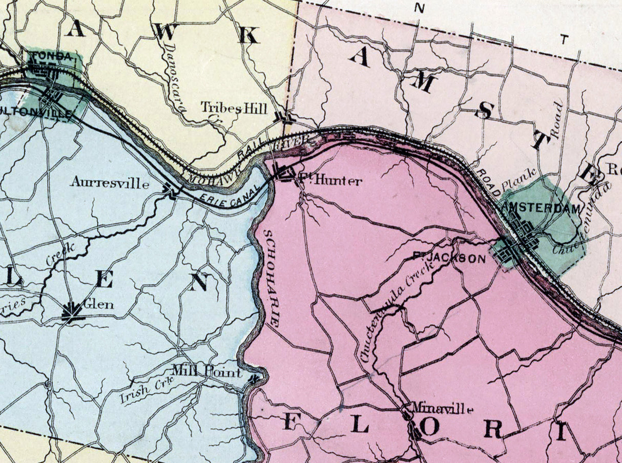 1868 Map of Montgomery County New York