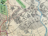 1900 Map of The Bronx New York
