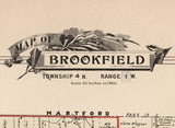 1899 Map of Brookfield Township Trumbull County Ohio