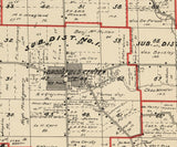 1899 Map of Brookfield Township Trumbull County Ohio