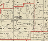 1899 Map of Lordstown Township Trumbull County Ohio