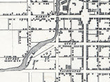 1858 Map of Chambersburg Franklin County Pennsylvania
