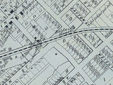 1859 Map of Blanchester Clinton County Ohio
