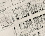 1866 Map of Bellville Hendricks County Indiana