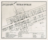 1866 Map of Stilesville Hendricks County Indiana