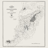 1874 Map of Appalachian Oil Regions