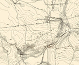 1881 Map of Quakertown Region Bucks County Pennsylvania
