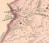 1875 Map of Birmingham Township Delaware County Pennsylvania