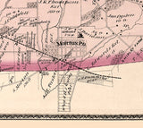1875 Map of Springfield Township Delaware County Pennsylvania