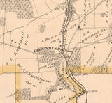 1875 Map of Thornbury Township Delaware County Pennsylvania