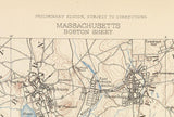 1890 Topo Map of Boston Massachusetts