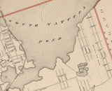 1891 Map of Fall River Massachusetts