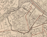 1891 Map of Lowell Massachusetts