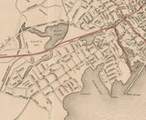 1891 Map of Salem Massachusetts