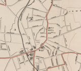1891 Map of Woburn Massachusetts
