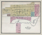 1886 Map of Durand Winnebago County Illinois