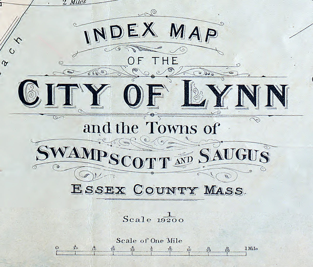 1897 Map of Lynn Massachusetts