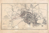 1864 Map of Atlanta Georgia During Civil War