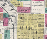 1874 Map of Ravenna Portage County Ohio